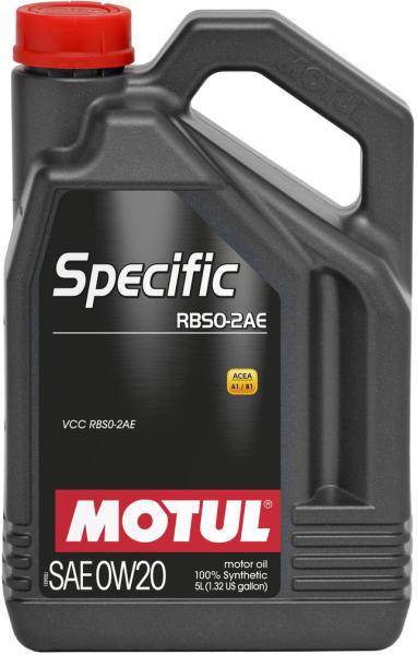 Ulei de motor sintetic MOTUL SPECIFIC RBS0-2AE 0W20 - 5 Litri